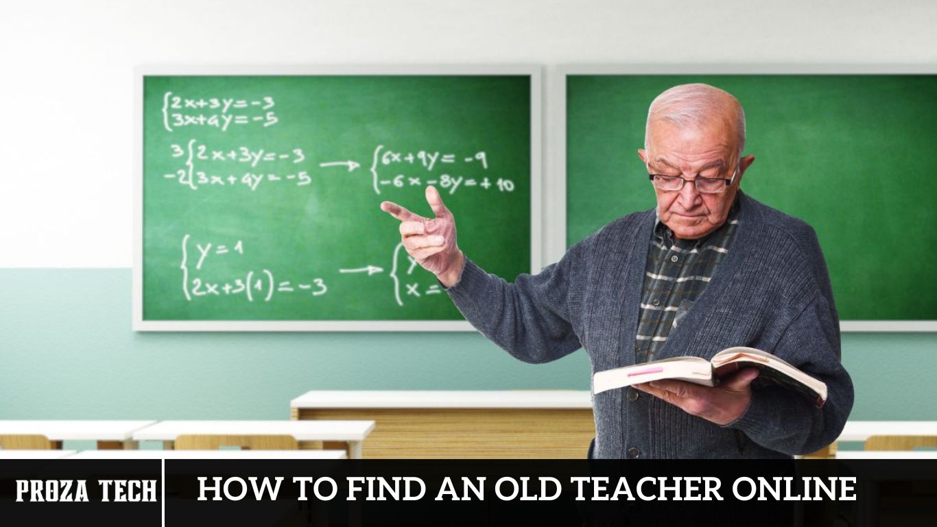 How to Find an Old Teacher Online