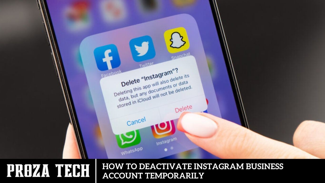 How to Deactivate Instagram Business Account Temporarily