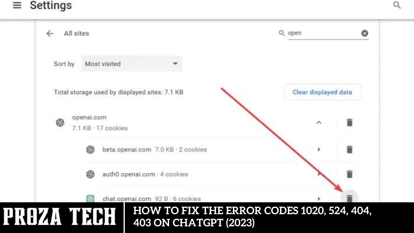 How to fix the Error Codes 1020, 524, 404, 403 on ChatGPT (2023)
