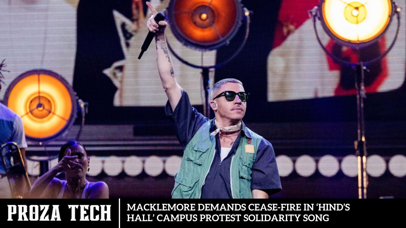 Macklemore Demands Cease-Fire in ‘Hind’s Hall’ Campus Protest Solidarity Song