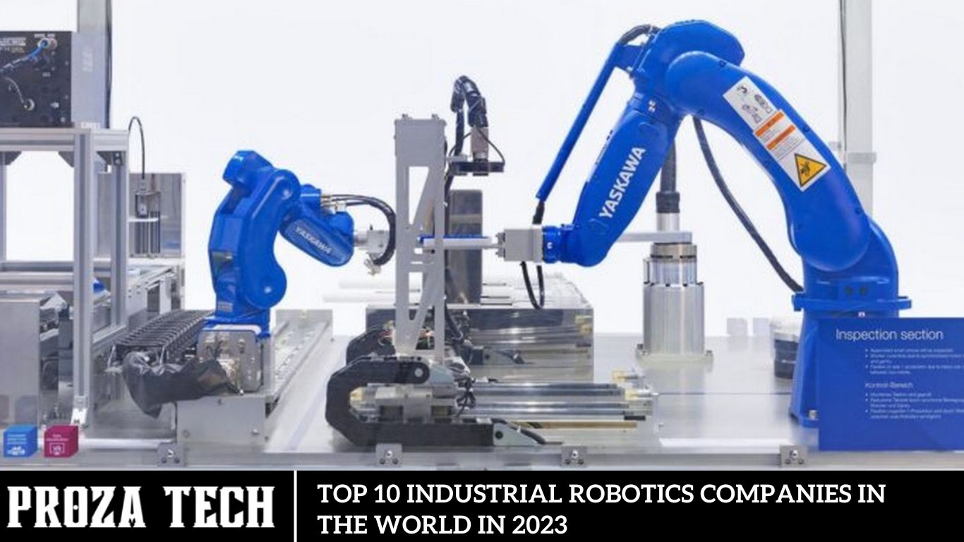 Top 10 industrial robotics companies in the world in 2023